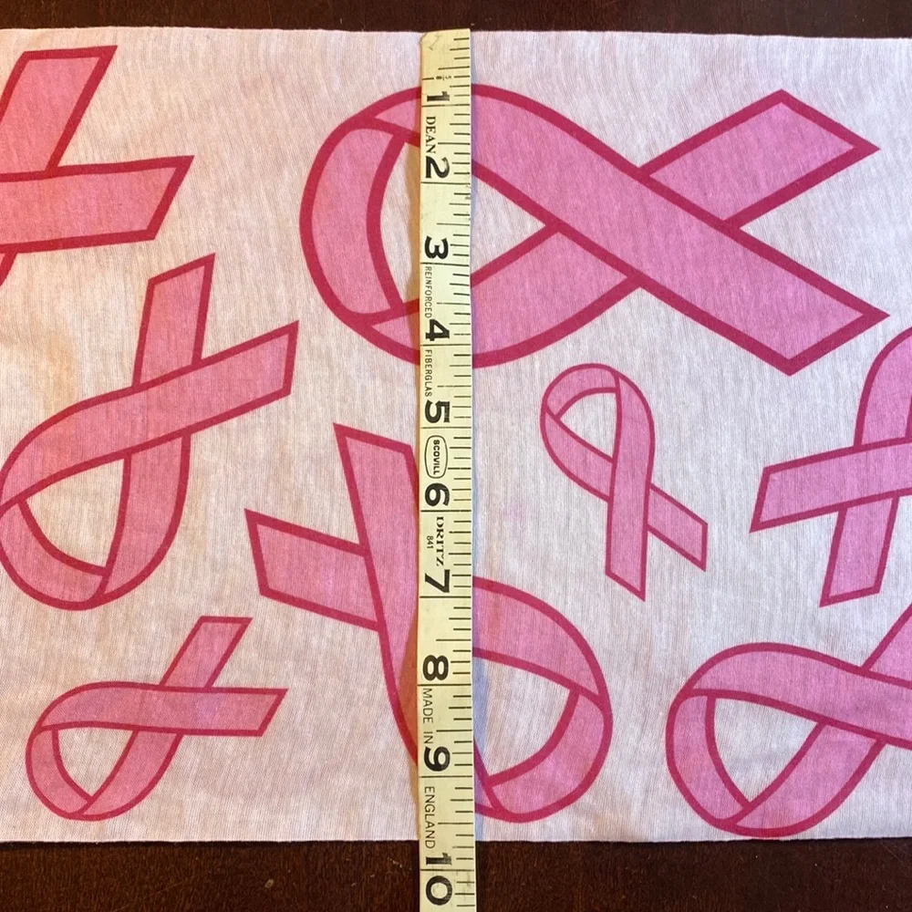 Breast Cancer Awareness Pink Ribbon Gaiter Neckerchief Face Mask